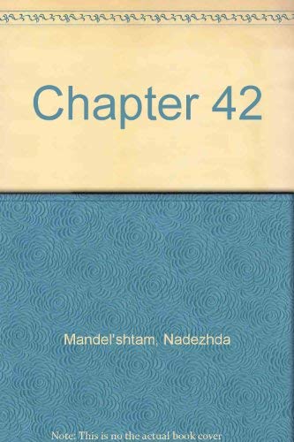 Chapter 42, (9780903400039) by Mandelâ€²shtam, Nadezhda