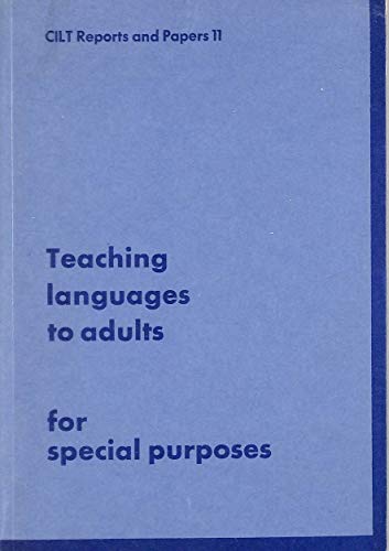 9780903466066: Teaching Languages to Adults for Special Purposes