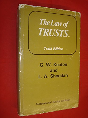 9780903486040: Law of Trusts