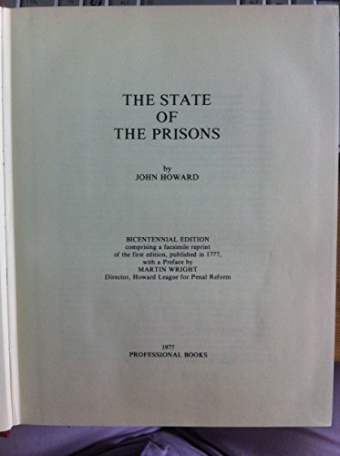 Beispielbild fr The state of the prisons. zum Verkauf von Kloof Booksellers & Scientia Verlag