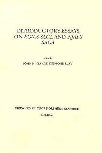 Beispielbild fr Introductory Essays on "Egils Saga" and "Njals Saga" zum Verkauf von WorldofBooks