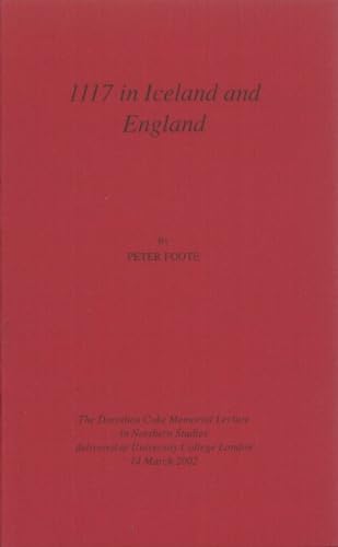 1117 in Iceland and England (9780903521598) by Foote, P. G.