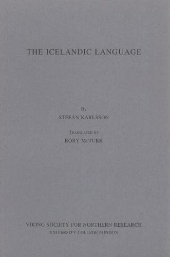 Imagen de archivo de The Icelandic Language a la venta por Blackwell's