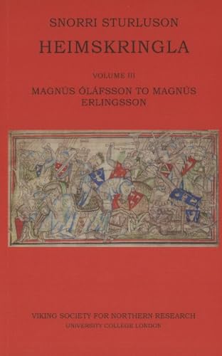 Stock image for Heimskringla. Volume III Magns lfsson to Magns Erlingsson for sale by Blackwell's