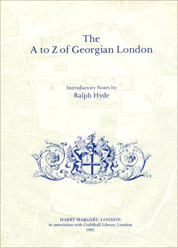 9780903541343: A to Z of Georgian London