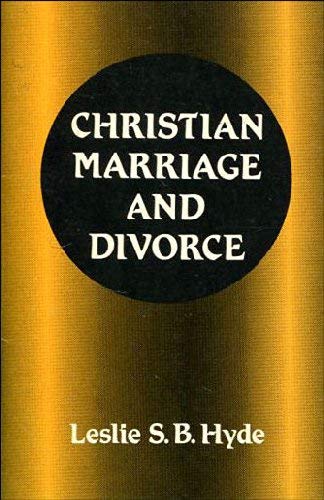 Imagen de archivo de Christian Marriage and Divorce a la venta por WorldofBooks