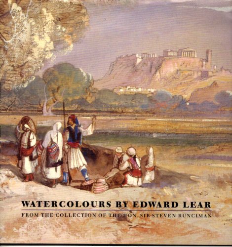 9780903598118: Watercolours by Edward Lear: From the Collection of the Hon Sir Steven Runciman