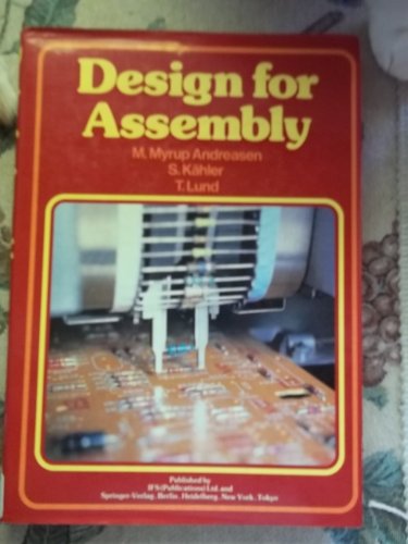 Stock image for Design for Assembly for sale by Better World Books