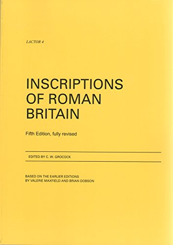 Beispielbild fr Inscriptions of Roman Britain: No. 4 (LACTOR) zum Verkauf von AwesomeBooks