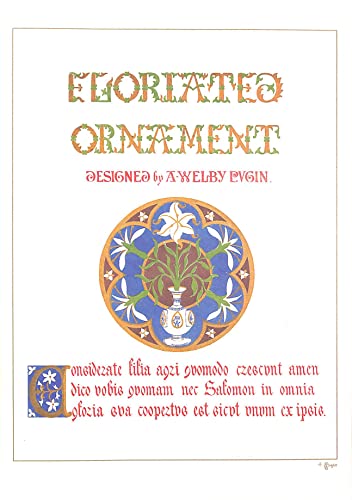 Beispielbild fr Floriated Ornament: A Series of Thirty-one Designs zum Verkauf von WorldofBooks