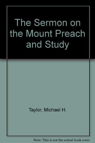 Stock image for Sermon on the Mount (Preach and study) for sale by Rosemary Pugh Books