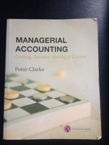 Stock image for Managerial Accounting for sale by Anybook.com