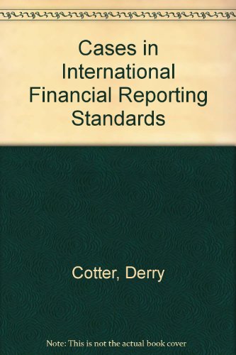 Stock image for Cases in International Financial Reporting Standards for sale by Tall Stories BA