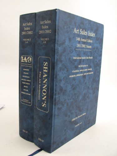 9780903872751: The Art Sales Index 2001-2002 (2 Vol. Set)