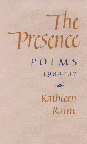 Imagen de archivo de The Presence: Poems 1984-87 a la venta por Best and Fastest Books