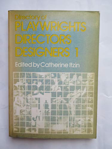 Stock image for Directory of Playwrights Directors Designers 1 for sale by BIANCOLIBRARY
