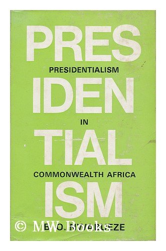Stock image for Presidentialism in Commonwealth Africa for sale by Better World Books: West