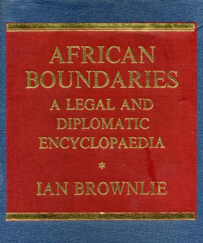 9780903983877: African Boundaries