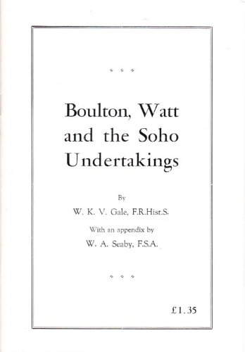 9780904015225: Boulton, Watt and the Soho Undertakings