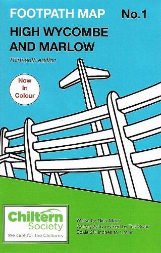 9780904148442: Chiltern Society Footpath Map No. 1 High Wycombe and Marlow: Thirteenth Edition - In Colour (Chiltern Society Footpath Maps)