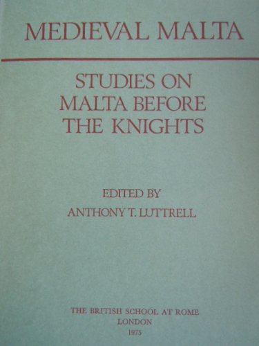 9780904152029: Medieval Malta: Studies on Malta Before the Knights