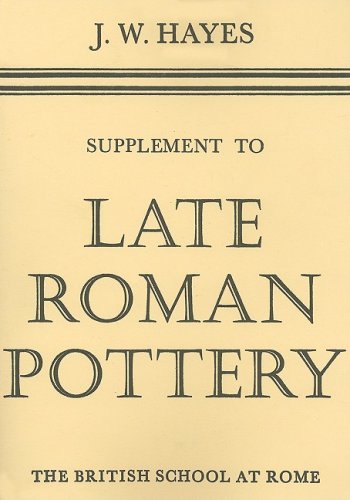 9780904152104: Late Roman Pottery: Suppt