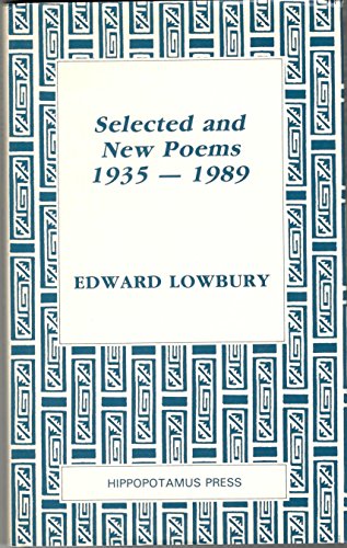 Beispielbild fr Selected and New Poems, 1935-89 zum Verkauf von PONCE A TIME BOOKS