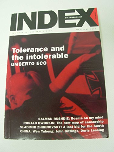 Beispielbild fr Tolerance and the Intolerable zum Verkauf von Better World Books