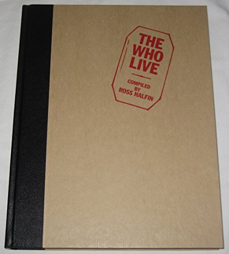 The "Who" Live (9780904351750) by Ross Halfin