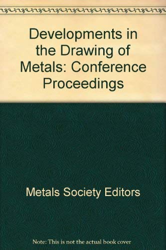 Stock image for Developments in the Drawing of Metals for sale by Webbooks, Wigtown