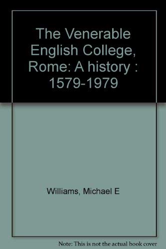 9780904359244: THE VENERABLE ENGLISH COLLEGE ROME