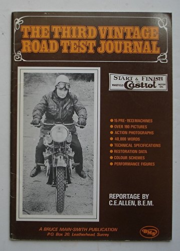 Stock image for The Third Vintage Road Test Journal for sale by Wm Burgett Bks and Collectibles