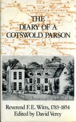 Beispielbild fr The diary of a Cotswold parson zum Verkauf von Wonder Book