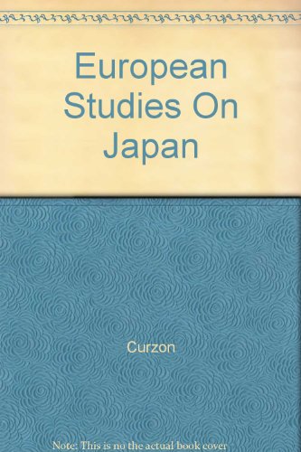 Beispielbild fr European studies on Japan zum Verkauf von Carothers and Carothers