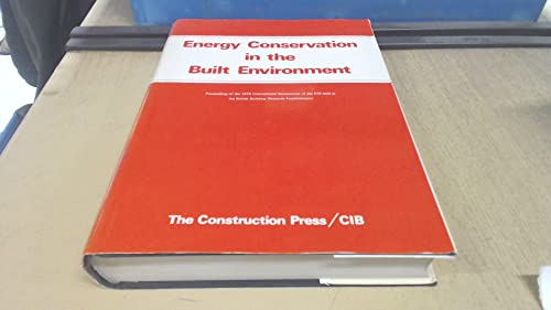 9780904406283: Energy Conservatiion in the Built Environment