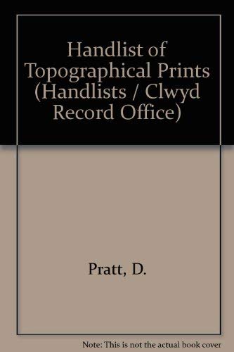 9780904444148: Handlist of Topographical Prints