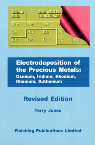 9780904477276: Electroplating of the Lesser-known Precious Metals: Rhodium, Ruthenium, Iridium, Rhenium, Osmium