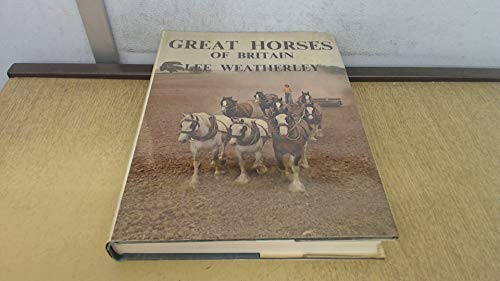 Imagen de archivo de Great Horses of Britain a la venta por Trumpington Fine Books Limited