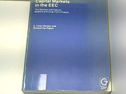 Stock image for Capital Markets in the European Economic Community for sale by Better World Books