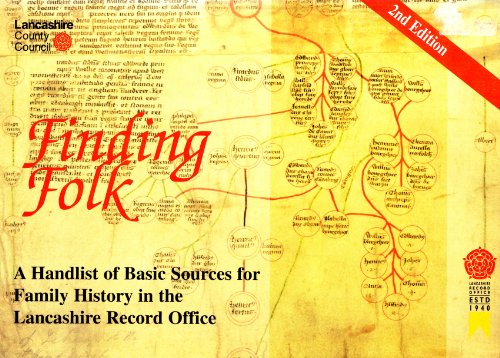 Stock image for Finding folk: A handlist of basic sources for family history in the Lancashire Record Office for sale by WorldofBooks