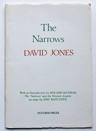 The Narrows (9780904675184) by Jones, David Michael