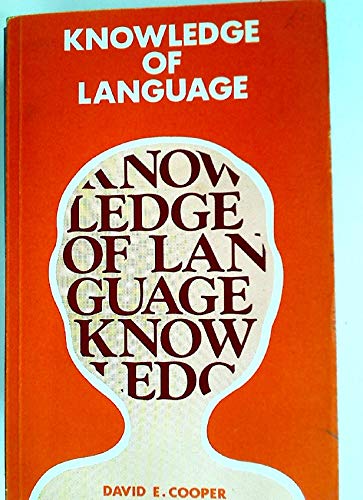 Beispielbild fr Knowledge of Language zum Verkauf von WorldofBooks