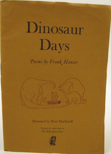 Stock image for Dinosaur Days : Poems. for sale by Wykeham Books