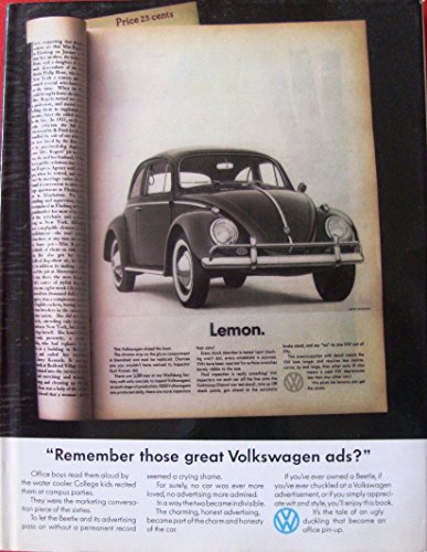 Stock image for Remember those great Volkswagen ads?". for sale by Kepler-Buchversand Huong Bach