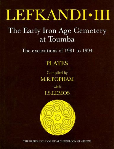 9780904887273: Lefkandi III: Plates (BSA Supplementary Volume)