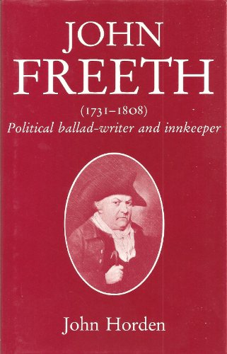 Beispielbild fr John Freeth (1731-1808): Political Ballad Writer and Innkeeper zum Verkauf von Reuseabook
