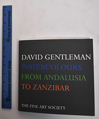 David Gentleman: Watercolours From Andalusia To Zanzibar (9780905062150) by Skip, Peyton