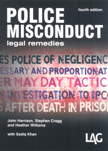 Police Misconduct: Legal Remedies (9780905099910) by John Harrison; Stephen Cragg; Heather Williams