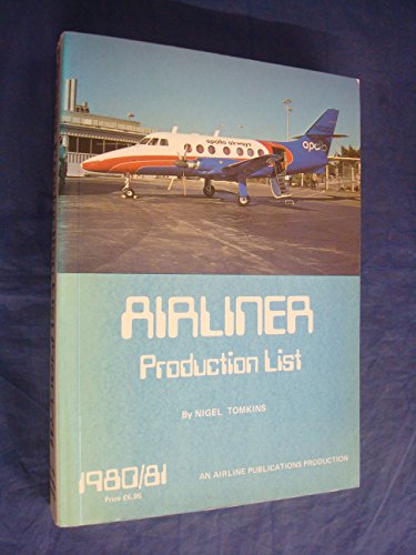 Imagen de archivo de Airliner Production List a la venta por medimops