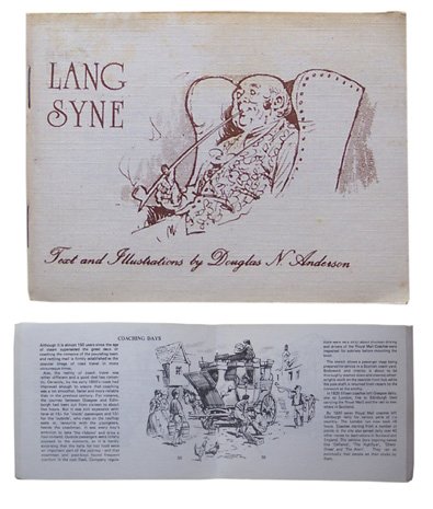 Stock image for Lang Syne. Drawings of Scottish Customs and Curiosities. for sale by Richard Roberts Bookseller.